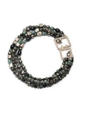 Alexis Bittar Beaded Torsade Cluster Necklace